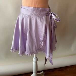 Dolls Kill Sugar Thrillz SUPREME GRACE WRAP SKIRT